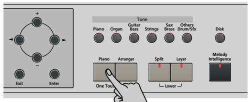 ROLAND KR103 - Utilisation de la partie upper - 1