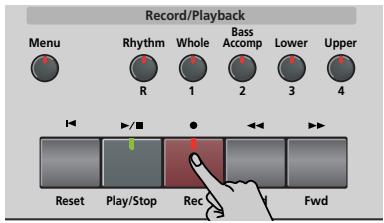ROLAND KR103 - Modo de grabación Solo - 1