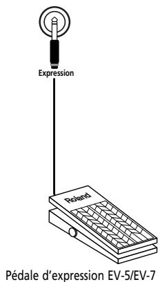 ROLAND KR103 - Utilisation des sorties et d'une pédale d'expression - 2