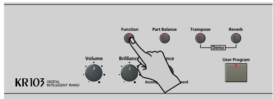 ROLAND KR103 - Keyboard Touch (sensibilidad a la velocidad) - 1