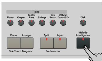 ROLAND KR103 - Utiliser l'arrangeur sans partage (mode "piano arranger") - 6