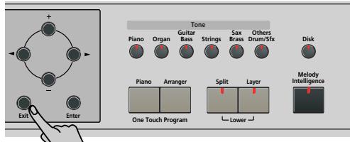 ROLAND KR103 - Utilizar el metrónomo - 3