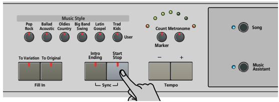 ROLAND KR103 - Utilisation de l'arrangeur - 3