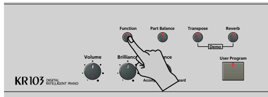 ROLAND KR103 - Bass inversion (BassInv) - 1