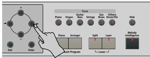 ROLAND KR103 - Using the metronome - 2