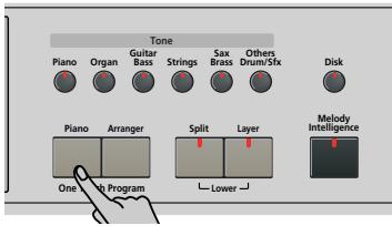 ROLAND KR103 - Playing piano music - 1