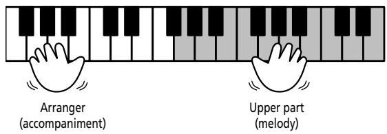 ROLAND KR103 - Starting/using the Arranger - 2