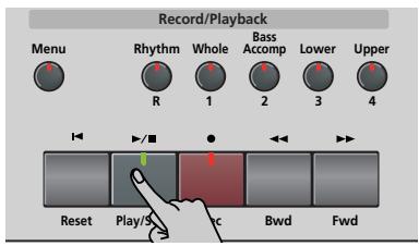 ROLAND KR103 - Modo de grabación Solo - 2