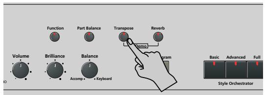 ROLAND KR103 - Transpose - 2