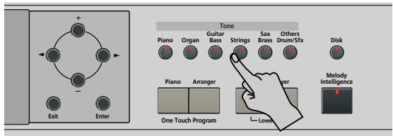 ROLAND KR103 - Reproducir una canción de demostración de Tono - 1