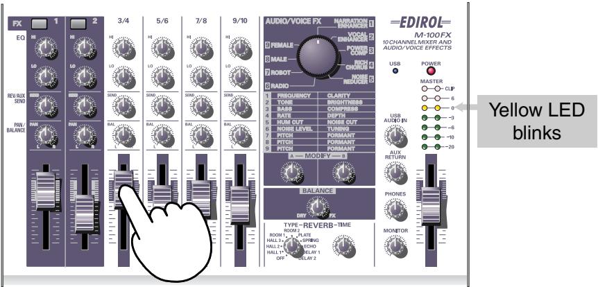 FX 1 EQ REV/MUX SEND PAN/ BALANCE 3/4 5/6 7/8 9/10 AUDIO/VOICE FX M-100FX 10 CHANNEL/MIXER AND AUDIO/VOICE EFFECTS EDIROL= M-100FX USB POWER MASTER CLIP USB AUDIO IN Aux RETURN PHONES MONITOR Yellow LED blinks L L L L L L L L L L L L L L L L L L L L L L L L L L L L L L L L L L L L L L L L L L L L L L L L L L L L L L L L L L L L L L L L REF: 1 REF: 2 REF: 3 REF: 4 REF: 5 REF: 6 REF: 7 REF: 8 REF: 9 REF: 10 REF: 11 REF: 12 REF: 13 REF: 14 REF: 15 REF: 16 REF: 17 REF: 18 REF: 19 REF: 20 REF: 21 REF: 22 REF: 23 REF: 24 REF: 25 REF: 26 REF: 27 REF: 28 REF: 29 REF: 30 REF: 31 REF: 32 REF: 33 REF: 34 REF: 35 REF: 36 REF: 37 REF: 38 REF: 39 REF: 40 REF: 41 REF: 42 REF: 43 REF: 44 REF: 45 REF: 46 REF: 47 REF: 48 REF: 49 REF: 50 REF: 51 REF: 52 REF: 53 REF: 54 REF: 55 REF: 56 REF: 57 REF: 58 REF: 59 REF: 60 REF: 61 REF: 62 REF: 63 REF: 64 REF: 65 REF: 66 REF: 67 REF: 68 REF: 69 REF: 70 REF: 71 REF: 72 REF: 73 REF: 74 REF: 75 REF: 76 REF: 77 REF: 78 REF: 79 REF: 80 REF: 81 REF: 82 REF: 83 REF: 84 REF: 85 REF: 86 REF: 87 REF: 88 REF: 89 REF: 90 REF: 91 REF: 92 REF: 93 REF: 94 REF: 95 REF: 96 REF: 97 REF: 98 REF: 99 REF: 100