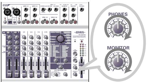 EDIROL AN OUTPUT MONITOR