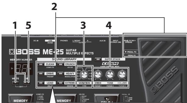 ROLAND ME-25 - ASTUCE - 1