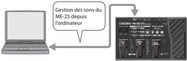 ROLAND ME-25 - À propos de l'assistant sonothèque du ME-25 - 1