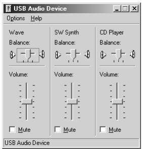 ROLAND UA-1A - Impostazioni Controllo volume - 1