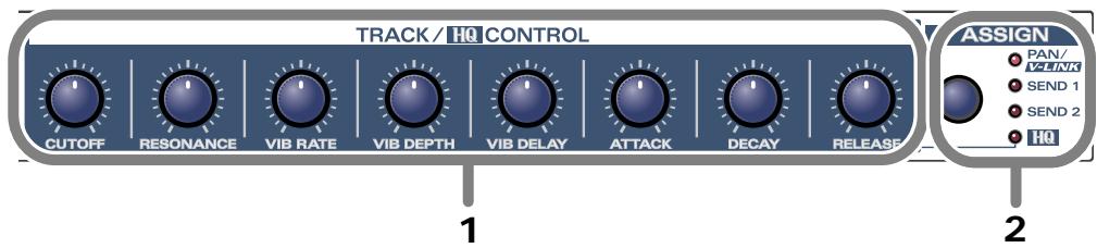 ROLAND UR-80 - ■ Abschnitt Track Control - 2