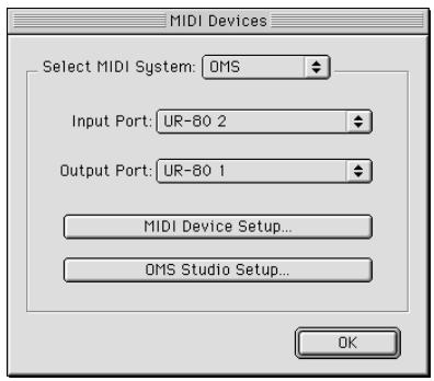 ROLAND UR-80 - Mac OS 9 - 1
