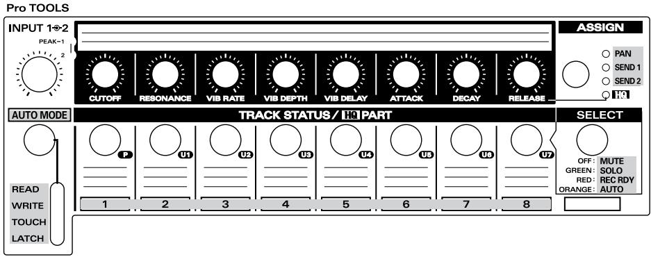 ROLAND UR-80 - Sezione Track Control - 1