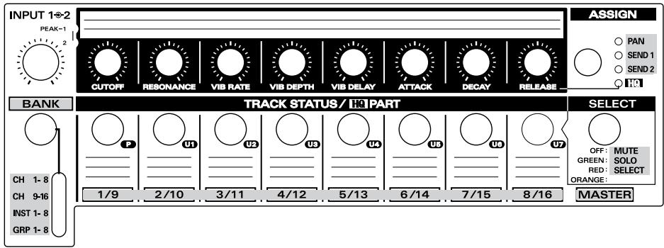 ROLAND UR-80 - Track Control section - 1