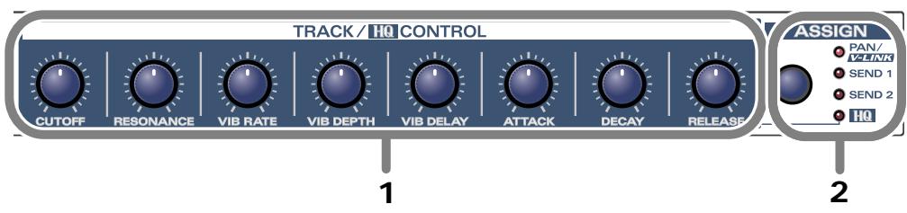 ROLAND UR-80 - Track Control section - 2