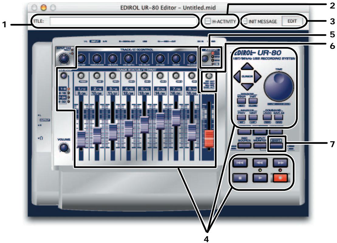 ROLAND UR-80 - Main window - 1