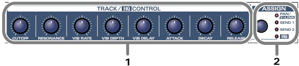 ROLAND UR-80 - ■ Sección de control de pistas - 2