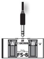 ROLAND CB-60XL - Einstellungen des Fußschalters - 2
