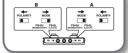 ROLAND CB-60XL - Instellingen voor voetschakelaar - 4