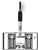 ROLAND CB-60XL - Impostazioni dell'interruttore a pedale - 7