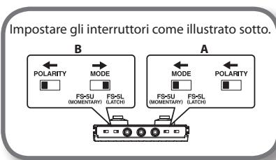 ROLAND CB-60XL - Impostazioni dell'interruttore a pedale - 8