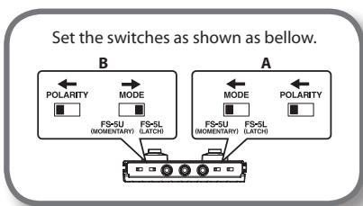 ROLAND CB-60XL - Foot Switch Settings - 8