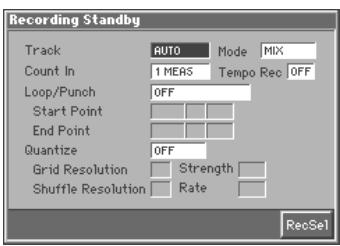 ROLAND FA-76 - Appuyez sur [REC]. - 1