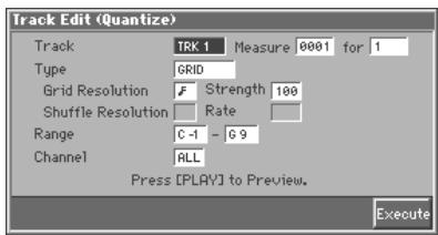ROLAND FA-76 - Réalignement de la mise en place d'un Song (Quantize) - 2