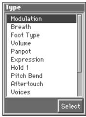 ROLAND FA-76 - Appuyez sur [8 (Type)] - 1