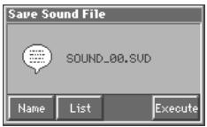 ROLAND FA-76 - Après avoir choisi un format de sauvegarde, appuyez sur [8 (Select)]. - 1