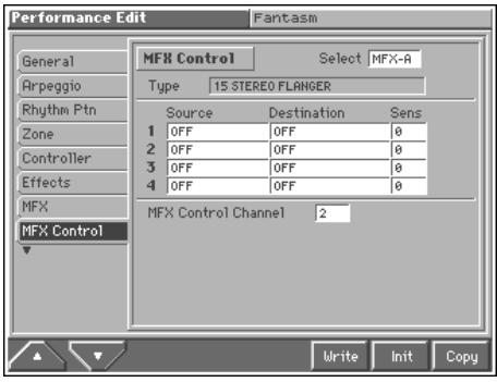 ROLAND FA-76 - MFX Control (contrôle du multi-effet) - 1