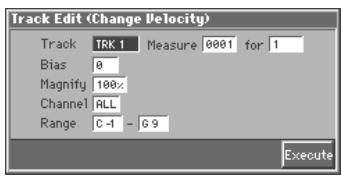 ROLAND FA-76 - Modification de la vélocité (Volume) (Change Velocity) - 1