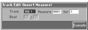 ROLAND FA-76 - Insertion d'une mesure vierge (Insert Measure) - 1