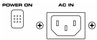 POWER ON AC IN