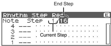 ROLAND FANTOM XR - Changer la durée d'un rhythm pattern - 1