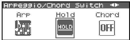 ROLAND FANTOM XR - Maintien d'un arpège (hold) - 1