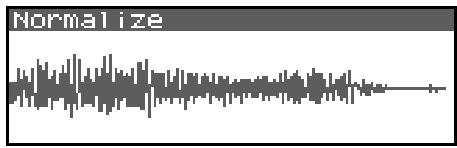 ROLAND FANTOM XR - Optimisation du niveau d'un sample (normalize) - 1