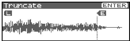 ROLAND FANTOM XR - Troncature d'un sample (truncate) - 1