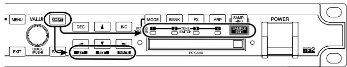 ROLAND FANTOM XR - Molette VALUE - 1