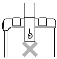 ROLAND MICRO CUBE - Remarque à propos de la fixation de la sangle - 2