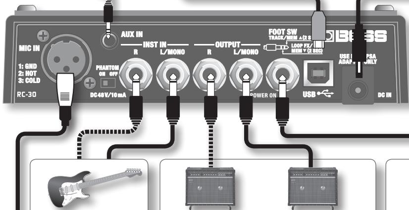 ROLAND RC-30 - Plugue DC IN - 1