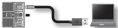 ROLAND RC-30 - Anschließlich an einen Computer über USB - 1