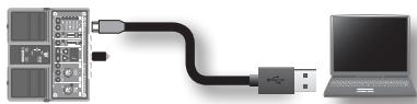 ROLAND RC-30 - Connecting to Your Computer via USB - 1
