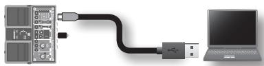 ROLAND RC-30 - Conexión al orderador mediante USB - 1