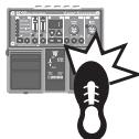 ROLAND RC-30 - Selezione del brano corrente - 2